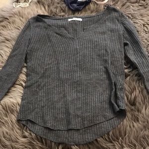Grey Aeropostale long sleeve top